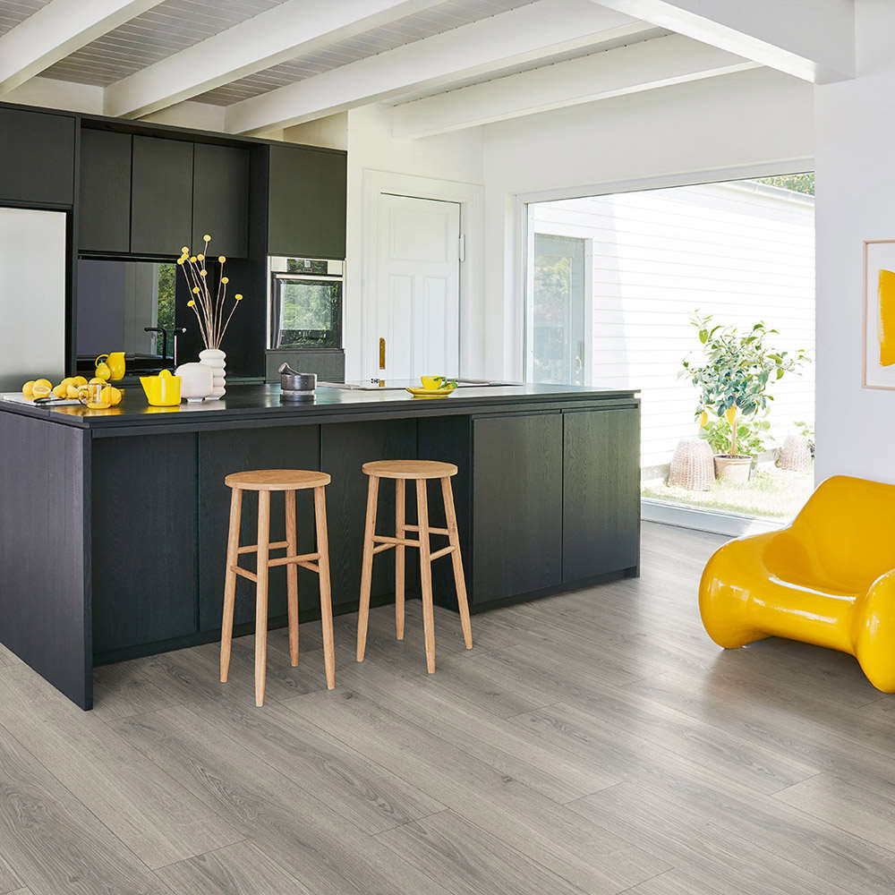 Roble Studioline Gris Claro | Laminado Hydron 600 Parador | Espacio Cocina