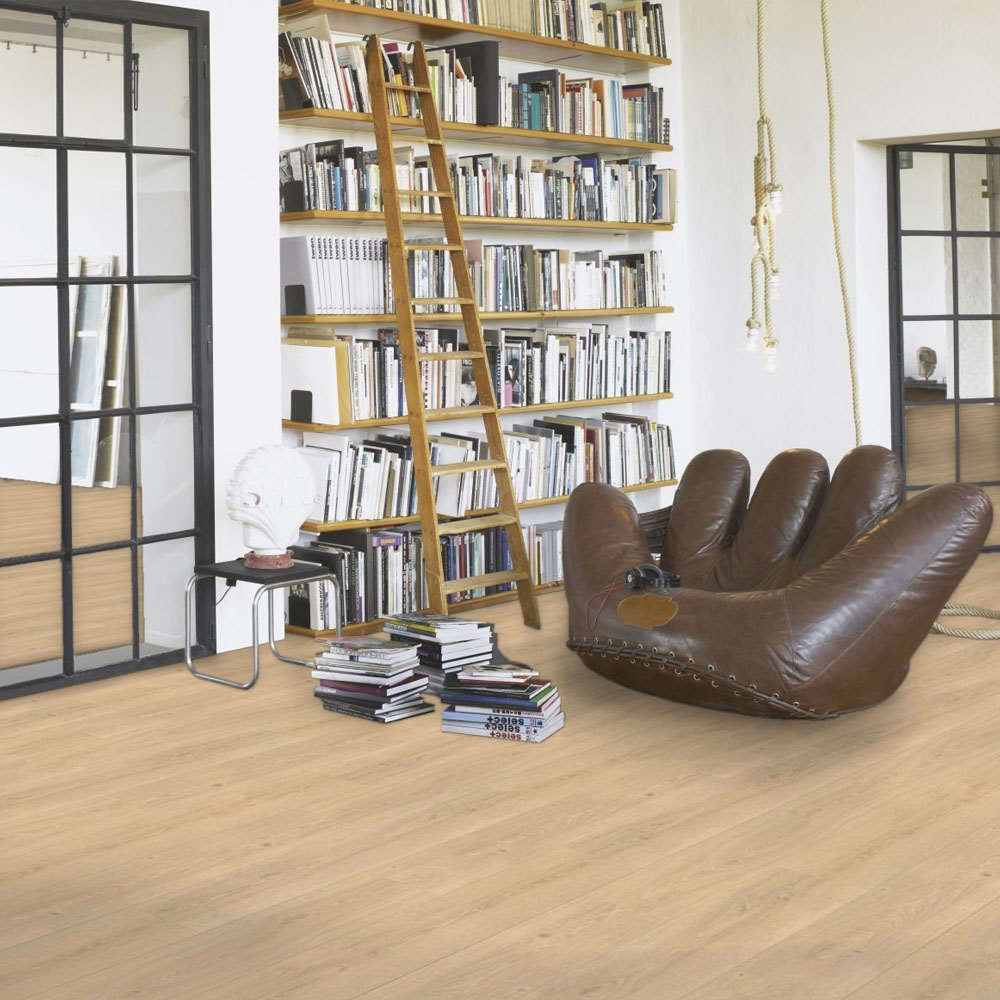 Roble Studioline Lijado | Vinilo Basic 5.3 Parador | Espacio Salón