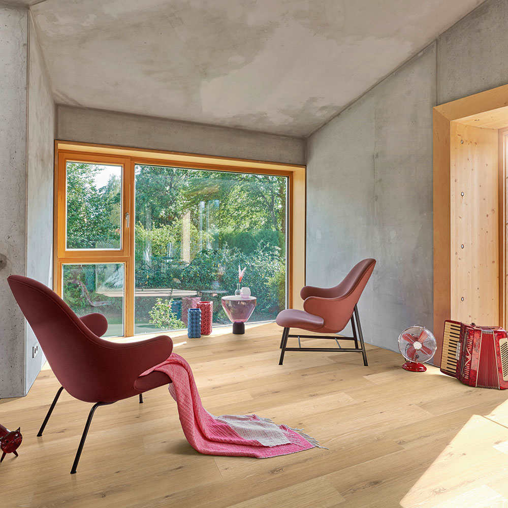 Roble Natural Mix Claro | Vinilo Modular ONE Parador | Espacio Sala