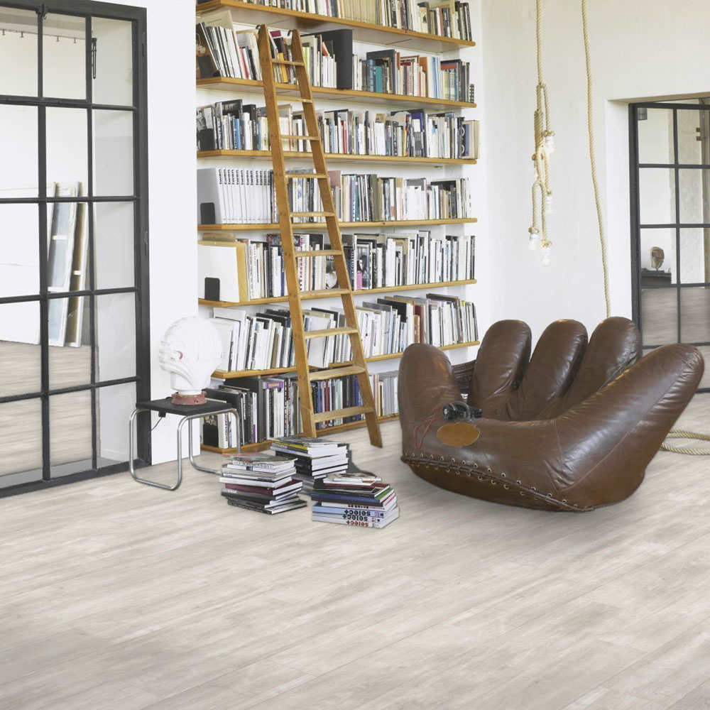 Roble Nordic Gris | Vinilo Modular ONE Hydron Parador | Espacio Salón