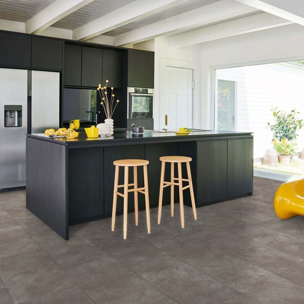 Cemento Gris Oscuro | Vinilo Modular ONE Parador | Espacio Cocina