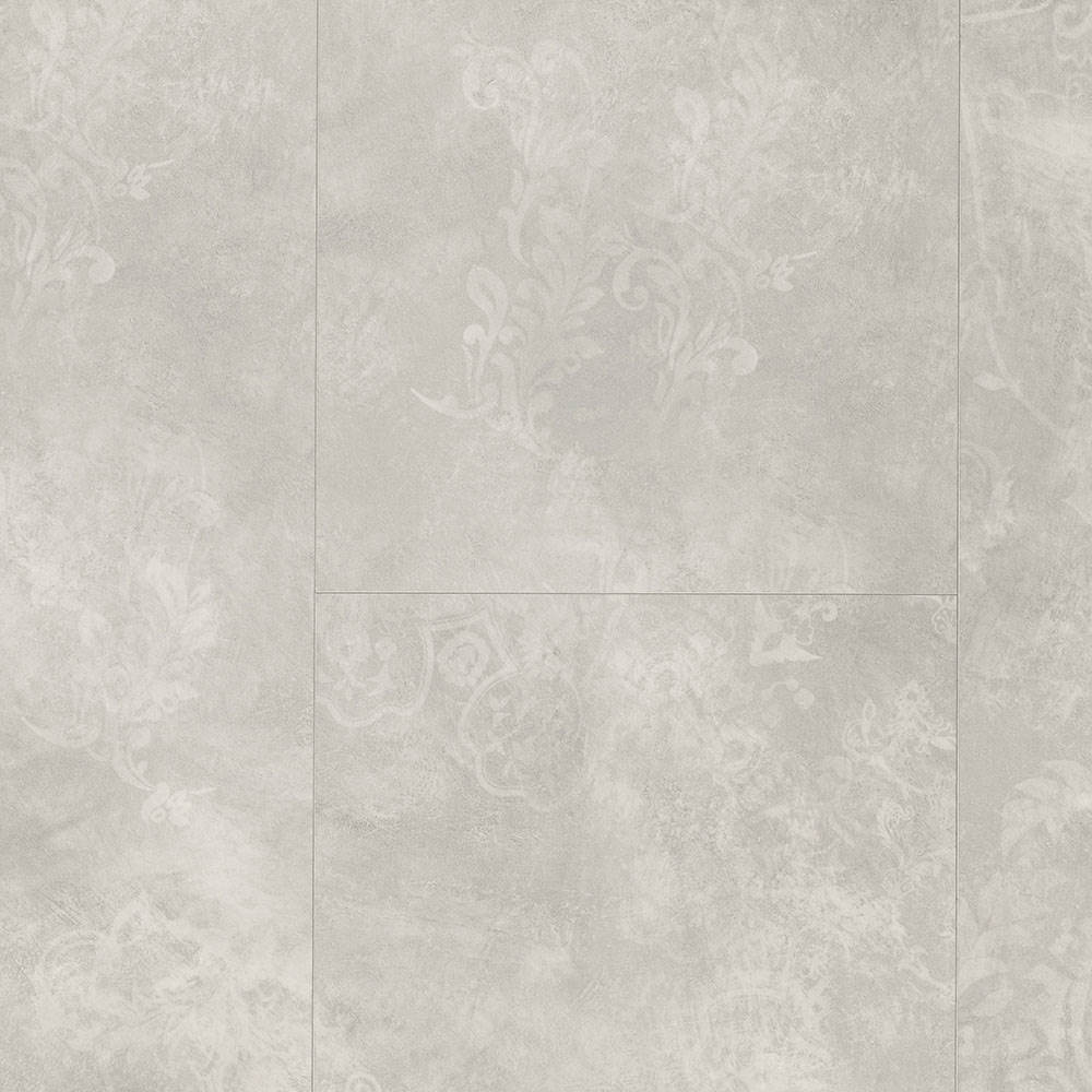 Cemento Ornament Blanco | Vinilo Modular ONE Parador | Detalle