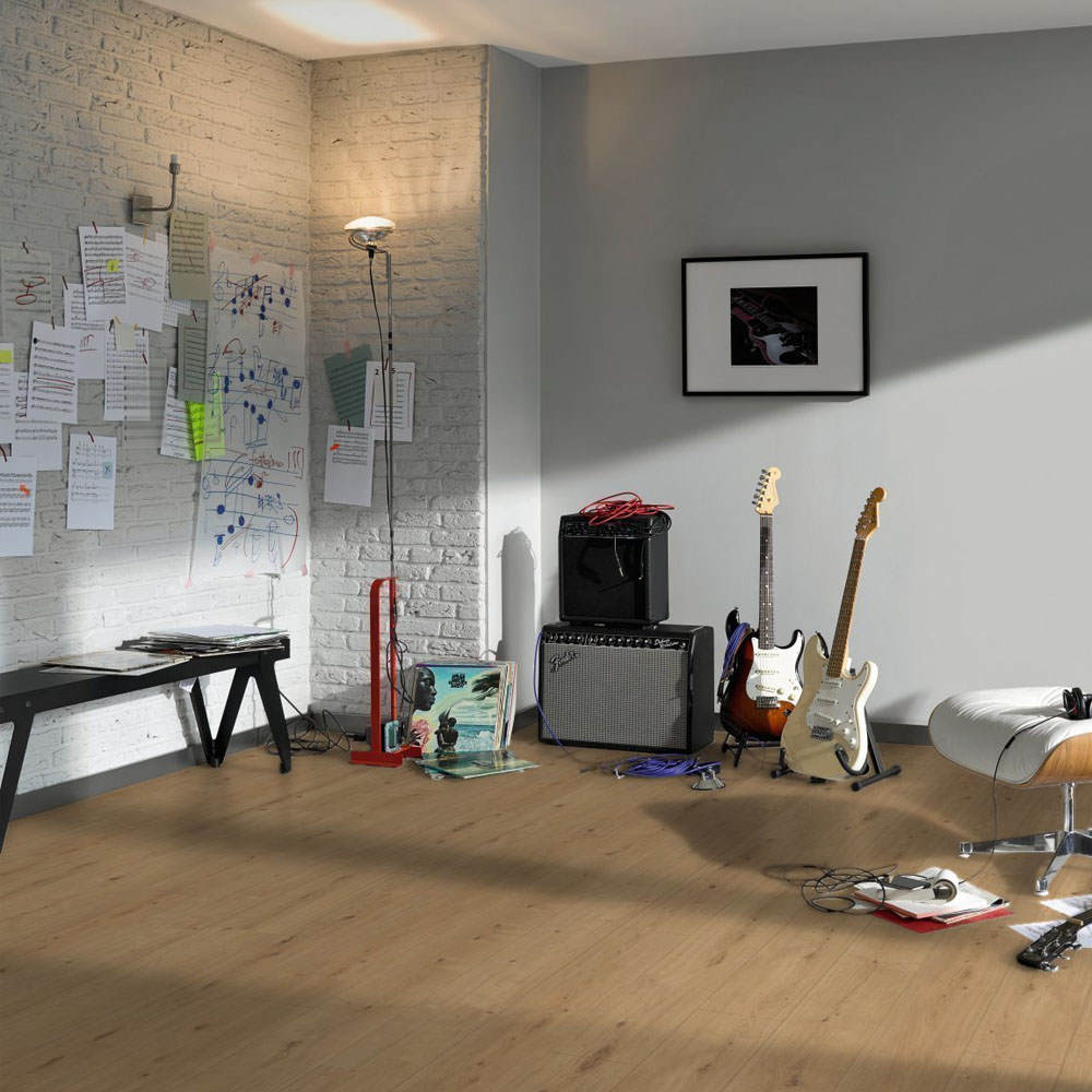 Roble Atmosphere Natur | Vinilo Modular ONE Parador | Espacio Estudio