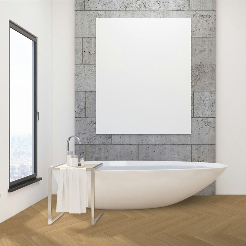 Roble Oxford Natur | Vinilo Trendtime 3 Parador | Espacio Baño