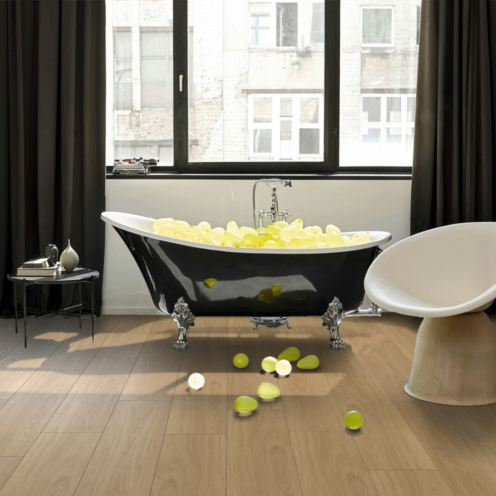 Roble Oxford Natur XXL | Vinilo Trendtime 8 Parador | Espacio Baño