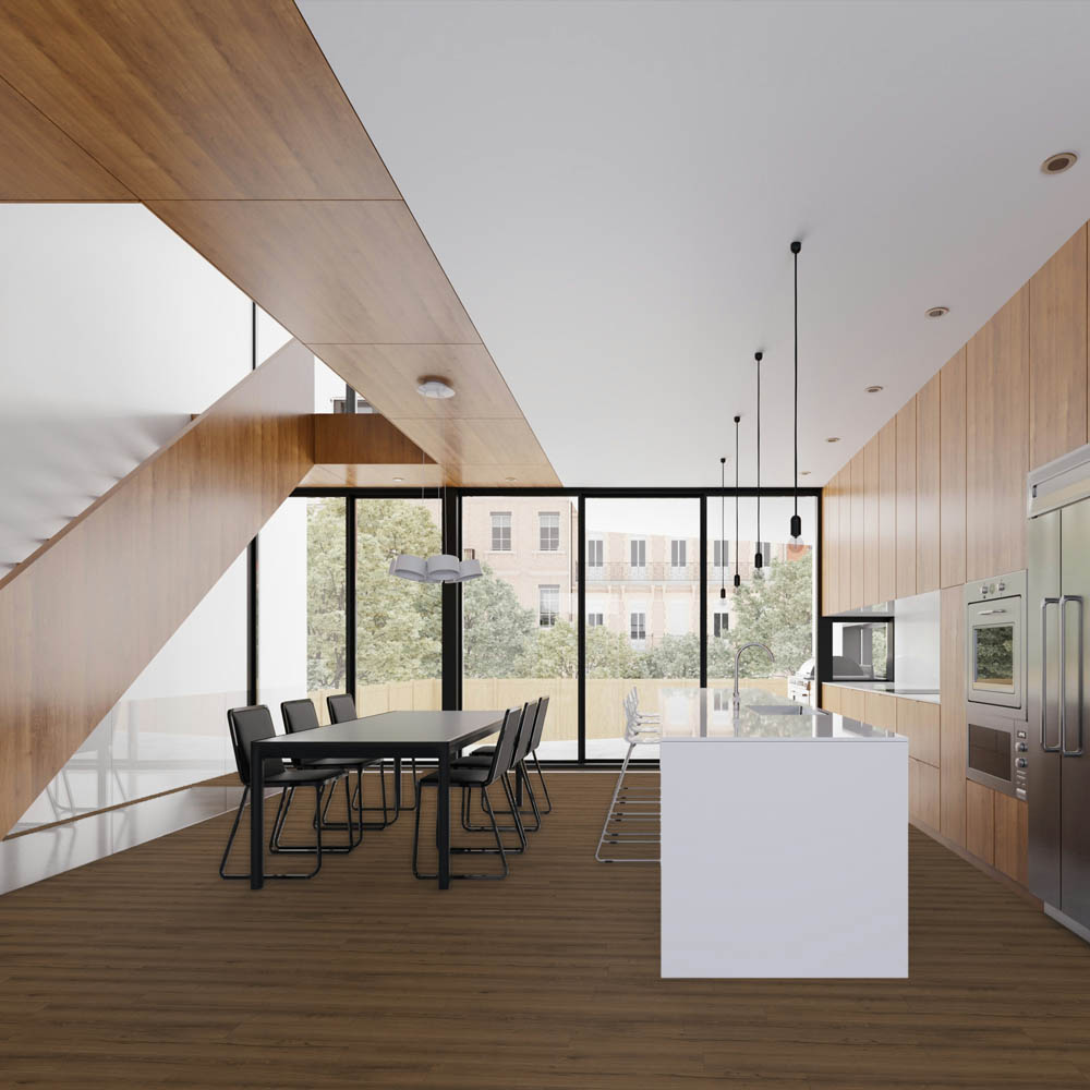 Roble Cambridge Fumé | Vinilo Classic 2070 Parador | Espacio Cocina